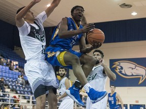 UBC guard Grant Audu has improved his game by leaps and bounds since joining the Thunderbirds in 2017.