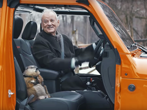 From a car that parks itself, to watching Lil Nas X and Sam Elliott in a country western showdown, here are some of this year's star-studded Super Bowl ads, including Jeep's mini-remake of Groundhog Day featuring the one and only Bill Murray.