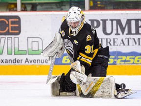 Coquitlam Express netminder Clay Stevenson turned in an all-star season for his BCHL squad, but due to an NCAA ruling will have to sit out the playoffs so he doesn't lose a year of eligibility at Ivy League Dartmouth College.
