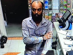 The Hamden Police Department in Connecticut is looking for this man, who allegedly stole $17,000 from his first day of work at a gas station. (Hamden Police Department)