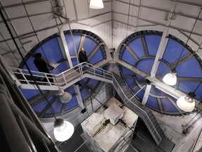 The Inside of the clock tower atop The Vancouver Block on Granville near Georgia downtown. Ian Lindsay/PNG