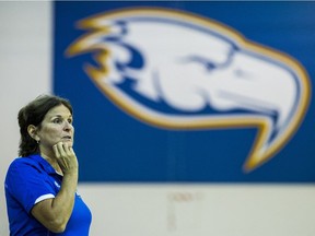 UBC Thunderbirds' women's basketball coach Deb Huband is looking for a three-peat against Winnipeg this week at the Canada West championships.