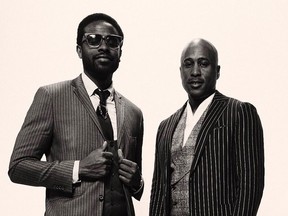 Having worked together before as the Midnight Hour Adrian Younge (left) and Ali Shaheed Muhammad are back with a new jazz project.