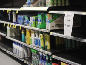 With items like Lysol in short supply, a Toronto retailer has been slammed for raising prices.