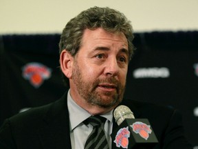 New York Knicks owner James Dolan.