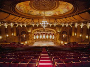 ARCHIVE - Interior image of the Orpheum Theatre.The venue was set to be the location of several Vancouver Symphony Orchestra events in March, which have since been cancelled.