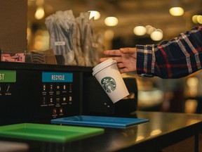 In an effort to increase social distancing to prevent the spread of coronavirus, Starbucks is removing all seats from its cafes.