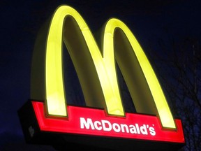 McDonald's restaurant in Queens, New York, U.S., March 17, 2020.