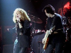 The pioneering English band behind such hard rock classics as 'Stairway to Heaven' and 'Kashmir' on March 5, 1998.