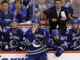 Rick Bowness, right, says losing the Stanley Cup Final in 2011 to the Boston Bruins remains one of the saddest moments in his coaching career. He maintains that Canucks team was the best group of people he has ever been associated with.