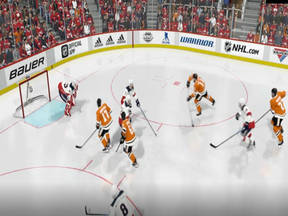 Cowichan Valley faces Nanaimo in BCHL simulated playoff action, done on EA Sports NHL 20 video game