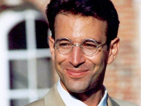 This is an undated file photo of Wall Street Journal reporter Daniel Pearl who disappeared in the Pakistani port city of Karachi Jan. 23, 2002 after telling his wife he was going to interview an Islamic group leader. (HO/AFP/Getty Images)