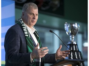 The CFL was looking forward to enjoying some television coverage this Thursday with its 2020 entry draft. However, news leaked out that commissioner Randy Ambrosie, pictured, has requested federal aid for his league to deal with the COVID-19 pandemic and that has become bigger news than the draft.