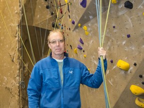 Colin Whyte, owner of Cliffhanger Indoor Rock Climbing Centre in Vancouver.