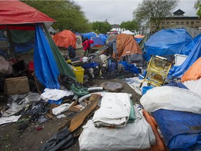 Tents in Vancouver's Oppenheimer Park have been ordered removed by May 9.