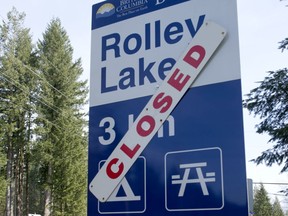 Closed signs are still up at B.C. provincial parks.