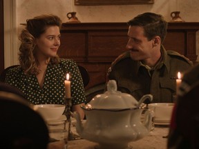 A new Heritage Moment celebrates the Liberation of the Netherlands by Canadian forces on May 5, 1945, and a love that developed between Marguerite Blaisse (played by Jenna Wheeler) and Wilf Gildersleeve ((played by Frédéric Millaire-Zouvid). It begins airing May 5, 2020. For John Mackie [PNG Merlin Archive]
