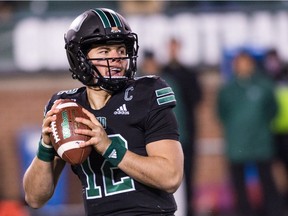 Nathan Rourke is the newest member of the B.C. Lions quarterbacking corps, after the Leos took him 15th overall in Thursday's CFL draft.