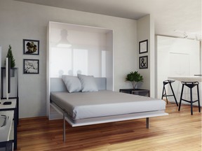 The Hover Compact Wall Bed from Expand Furniture is among the items that will be available for bid when the Support and Buy Local Auction begins on May 20.