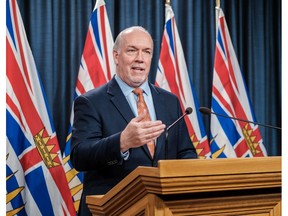 B.C. Premier John Horgan.