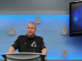 Sgt. Aaron Roed comments on the arrest of two chronic offenders, resulting in 70 separate charges related to commercial break-ins in Vancouver and surrounding communities over the past few months.