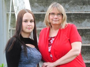 Counsellor Haley Roberts (left) and Miranda Vecchio, Executive Director of Burnaby's Charlford House which provides residential drug treatment programs for women.