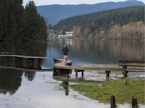 The boardwalk in Port Moody's Inlet Park.