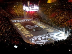 A general view of the arena prior to Game Two of the 2018 NHL Stanley Cup final at T-Mobile Arena on May 30, 2018 in Las Vegas.