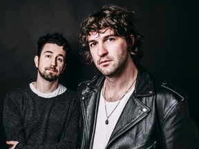 Brian King, right, and David Prowse of Japandroids.