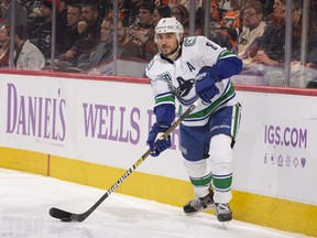 Chris Tanev won't be wearing Vancouver Canucks colours next season. He jumped to the Calgary Flames as a free agent on Friday.
