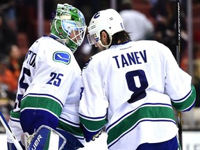 Veterans Jacob Markstrom and Chris Tanev are two of the Vancouver Canucks’ three key pending unrestricted free agents.