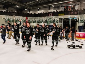 The University of Saskatchewan Huskies men's hockey team captured the gold medal against UBC in the Canada West final in Saskatoon on Feb. 29. UBC lost the final 3-1.
