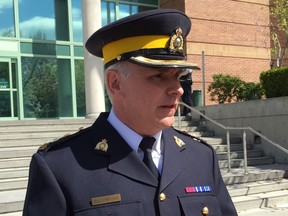 Kelowna Mountie officer in charge, Supt. Brent Mundle