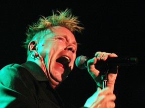 John Lydon (aka Johnny Rotten ) with his other band , Public Image Limited, in concert at the Phoenix Concert Theatre in Toronto. Lydon is caring for his wife full-time as she battles Alzheimer’s disease. The 64-year-old married German heiress Nora Forster, 78, in 1979 and first revealed she was suffering from dementia last year.