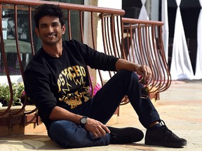 Indian Bollywood actor Sushant Singh Rajput poses for a picture during the promotion of the upcoming Hindi film "Sonchiraiya," in Mumbai on Jan. 7, 2019.