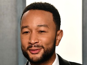 John Legend attends the 2020 Vanity Fair Oscar Party hosted by Radhika Jones at Wallis Annenberg Center for the Performing Arts on Feb. 9, 2020, in Beverly Hills, Calif.