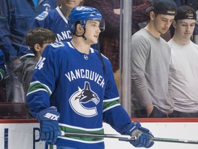 Reid Boucher (left) is banking on a KHL deal to keep his NHL hopes alive.