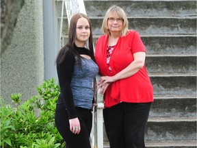 Counsellor Haley Roberts (left) and Miranda Vecchio, executive director of Burnaby's Charlford House, which provides residential drug treatment programs for women.