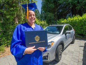 "Our whole grad class is disappointed that we didn’t get to celebrate that much. Now everyone is really excited because we can see each other and have a celebration together, but still be safe." — Handsworth grad Sydney Alleyne