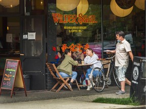 Wilder Snail Grocery Store at Keefer and Hawkes in Vancouver.