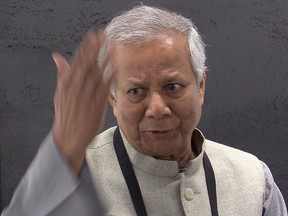 Muhammad Yunus, founder of the microcredit movement and a Nobel peace prize winner, pictured in 2014.