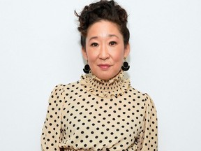 Sandra Oh poses backstage during the 33rd Annual Tibet House U.S. Benefit Concert & Gala in New York City, Feb. 26, 2020.