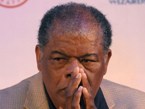 In this file photo Basketball Hall of Fame centre Wes Unseld attends a press conference in Beijing on Sept. 8, 2009.
