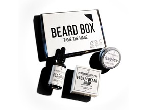 The Beard Box from the Vancouver-based company Peregrine Supply Co., $45. Handout [PNG Merlin Archive]