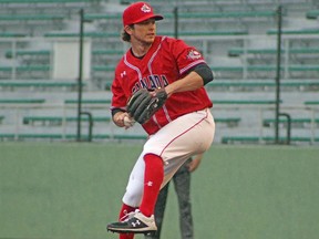 Brandon Marklund, a 24-year-old right-handed pitcher from North Vancouver. Marklund was named the Kansas City Royals' minor league reliever of the year in 2019. Photo: Courtesy of Baseball Canada