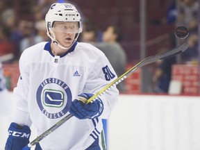 Vancouver Canucks prospect Jack Rathbone may or may not have a team to play for next season.