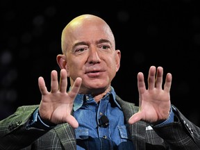 Amazon's Jeff Bezos has seen his net worth soar by US$63.6 billion this year.