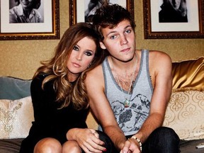 Lisa Marie Presley is pictured with her son, Benjamin Keough, backstage at the Grand Ole Opry in a 2012 photo posted on her Instagram.