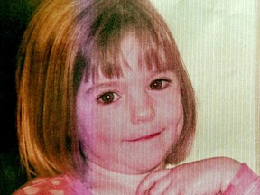 An undated handout picture shows three-year old British girl Madeleine McCann who went missing at the Ocean club apartment hotel in Praia de Luz is pictured in Lagos.