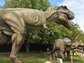 Able Auctions is auctioning off 50 life-sized animatronic dinosaurs.